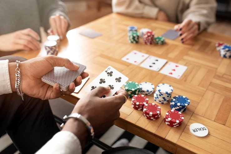 Casino-style game tiles with slots live games and table categories